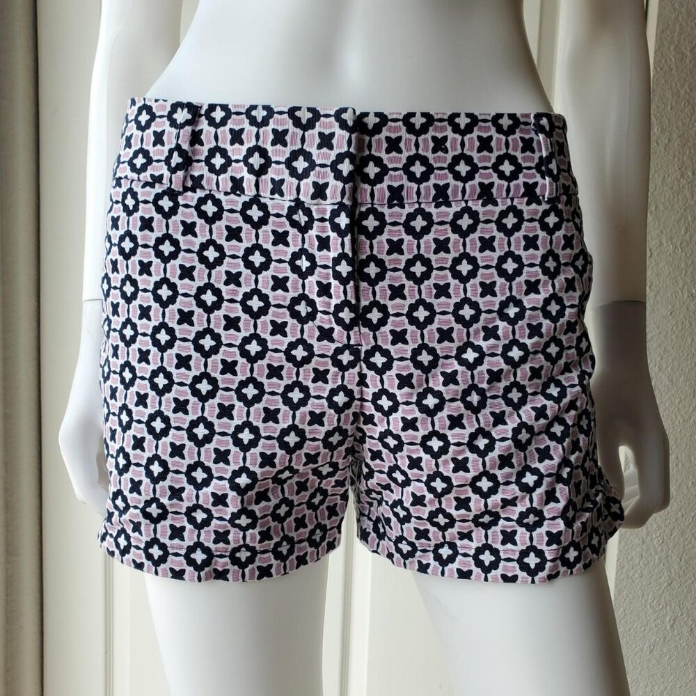Loft size 0 pink and blue shorts